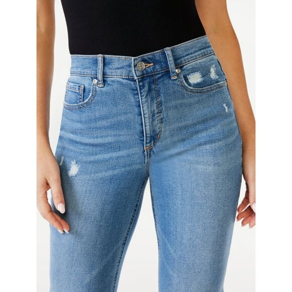 Sofia Jeans Womens Eden Size 24W Slim Straight Super High Rise Classic 90s Jeans - Picture 4 of 7